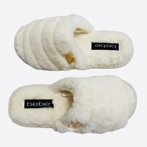 Bebe Faux Fur Slippers - Picture 4 of 4